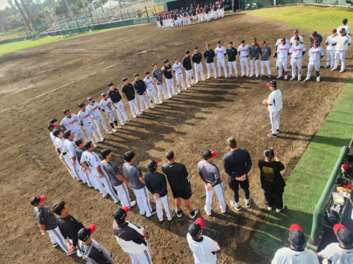 LG 트윈스 스프링캠프. LG구단 제공