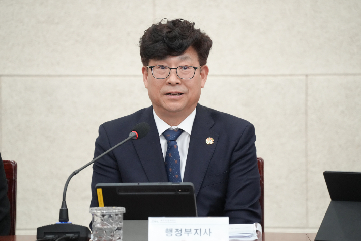 박천수 행정부지사. 제주도 제공