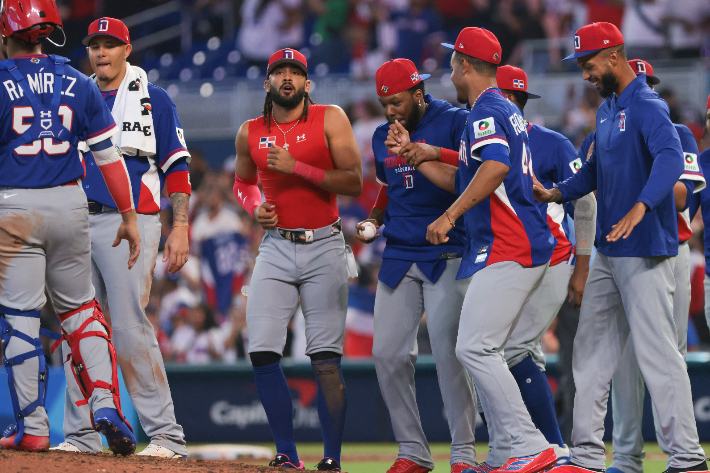 도미니카공화국 선수들. 연합뉴스