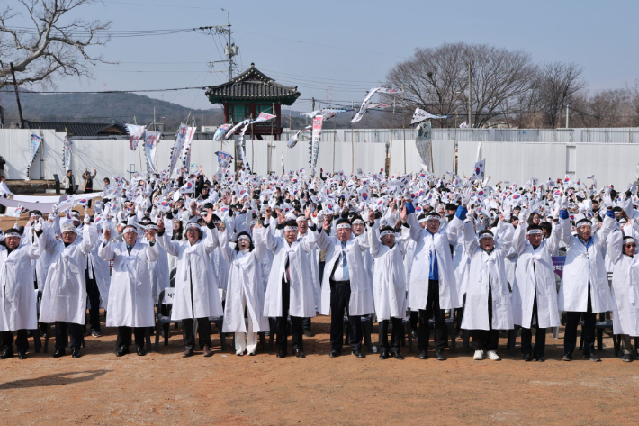 면천공립보통학교 3·10학생독립만세운동 재현행사. 당진시 제공