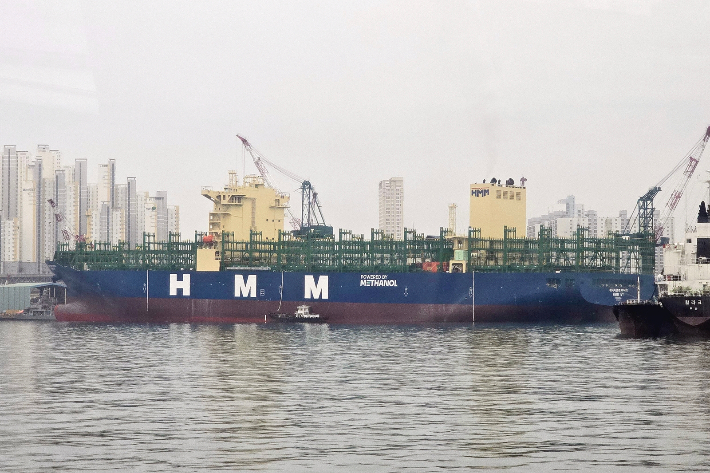 HMM 친환경 선박. 송호재 기자