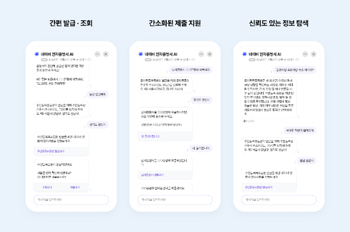 네이버 전자증명서 AI. 네이버 제공