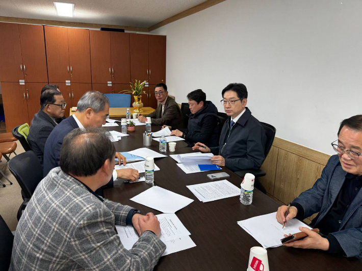 주유소 업계 간담회. 더불어민주당 경남도당 제공 