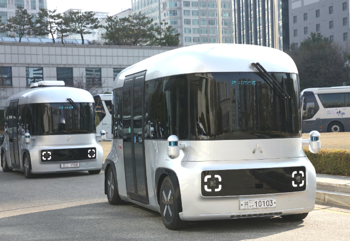 안양시 레벨4 자율주행 셔틀 모습. 안양시 제공