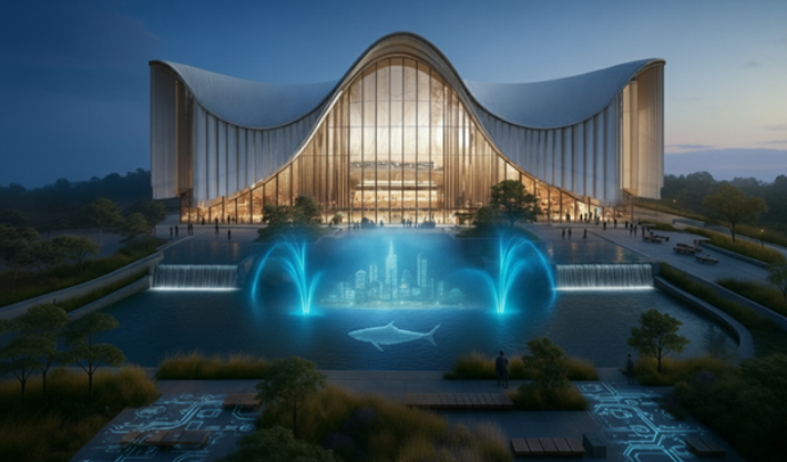 전북 김제시 심포항 일원에 추진 중인 국립해양도시과학관 조감도. 전북도 제공