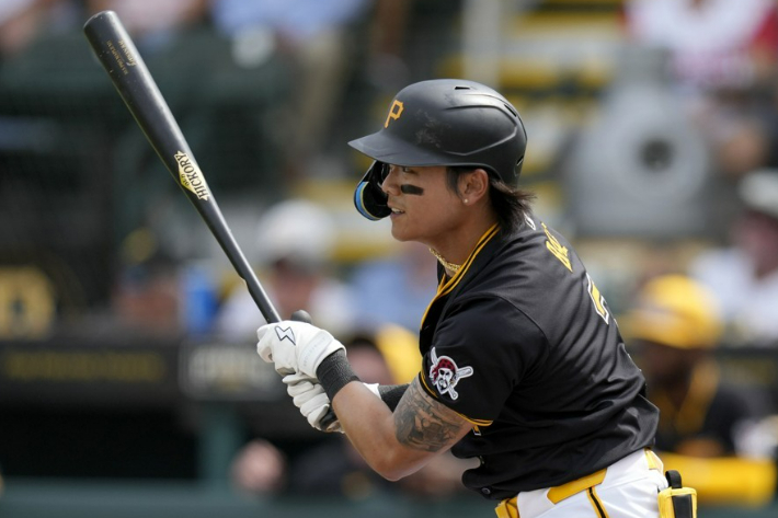 지난해 피츠버그에서 타격하는 배지환의 모습. 연합뉴스