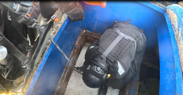 불법조업 중국어선에 대응하고 있는 제주해경. 제주해경서 제공