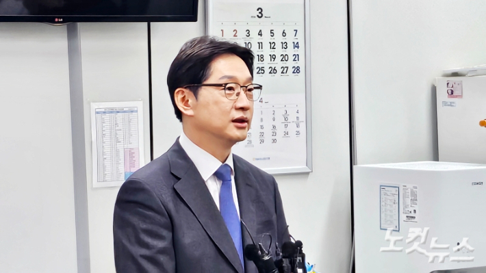 김경수 전 경남지사 경남도청 방문. 최호영 기자 