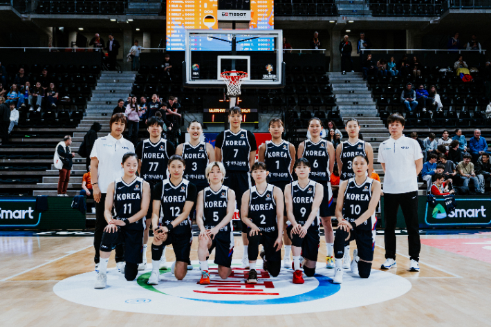 여자 농구대표팀. 대한민국농구협회 제공