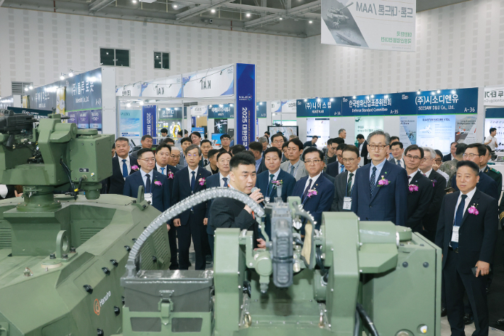 지난해 대전국제컨벤션센터(DCC)에서 열린 '대한민국 국방산업발전대전'. 대전시 제공