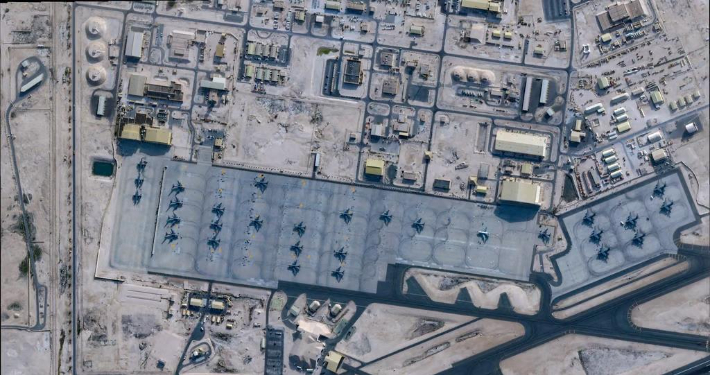 카타르의 미국 알우데이드공군기지. 연합뉴스