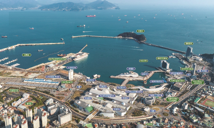 여수세계박람회장 전경. 여수광양항만공사 제공 