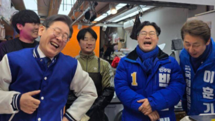 이재명 대통령과 박찬대 의원, 이훈기 의원 모습. 박 의원 페이스북 캡처