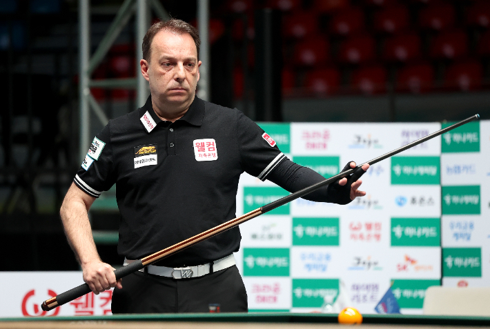 시즌 랭킹 1위를 달리는 산체스. PBA 