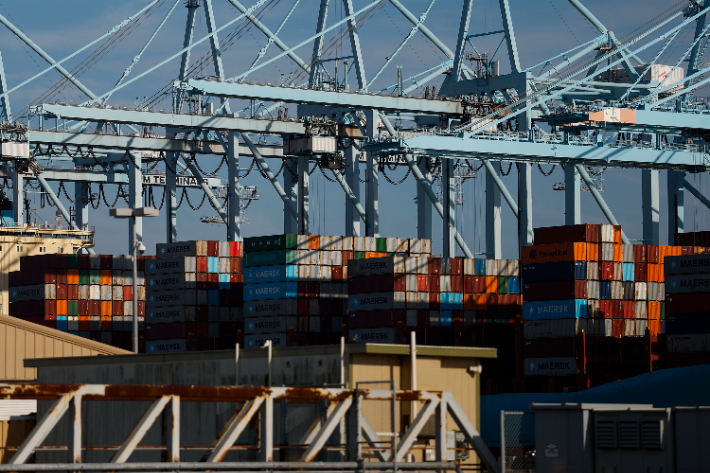 미 로스앤젤레스 항구. 연합뉴스