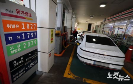 최고가격제 시행 직후 전국 기름값 하락