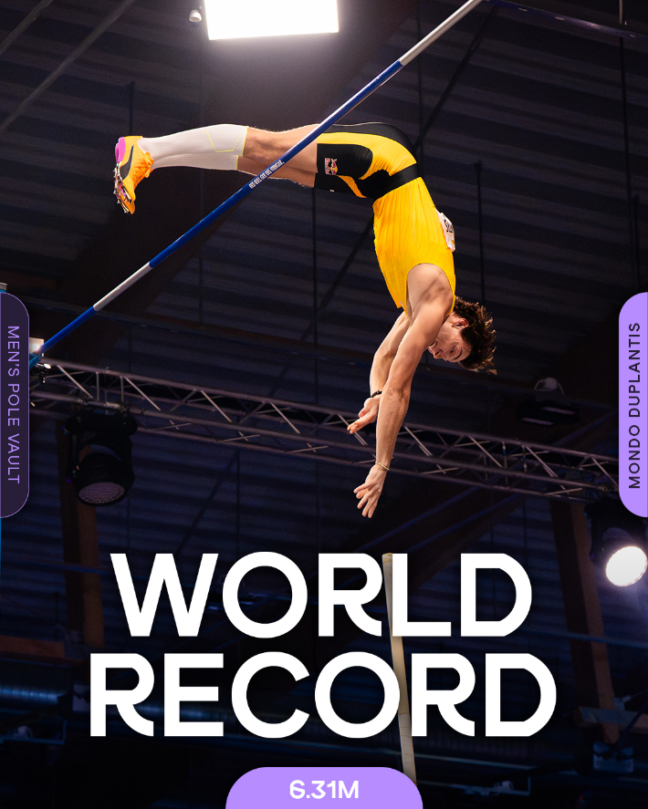 아먼드 듀플랜티스. 세계육상연맹 X