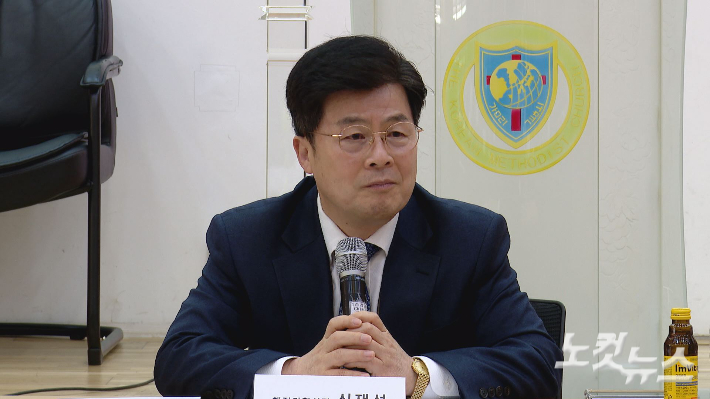 기독교대한감리회 심재성 행정기획실장. 심 목사는 "이미 의료·경제·생활·교육 4대 안전망과 7대 중점 사업은 실행이 시작됐다"며 "감독회장의 남은 임기 3년 동안 제도화와 전국 확대에 역량을 집중하겠다"고 밝혔다. 사진 오요셉 기자.