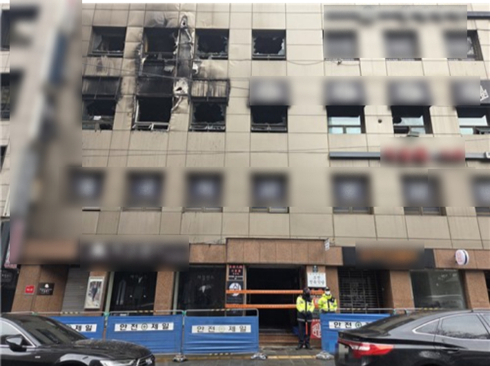 소공동 화재 현장. 연합뉴스