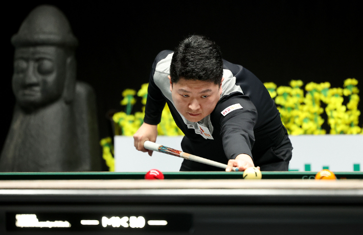 조건휘의 결승전 경기 모습. PBA 