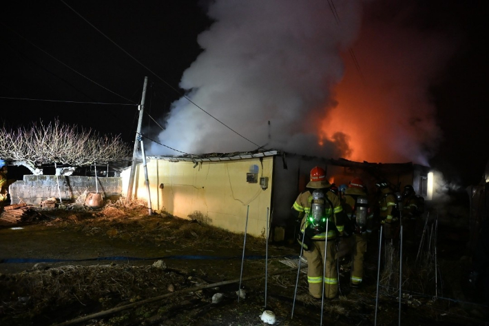 화재 현장. 대전소방본부 제공