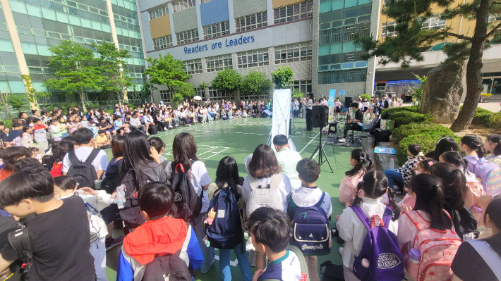 흡연 예방 사업을 위한 음악회. 부산시교육청 제공