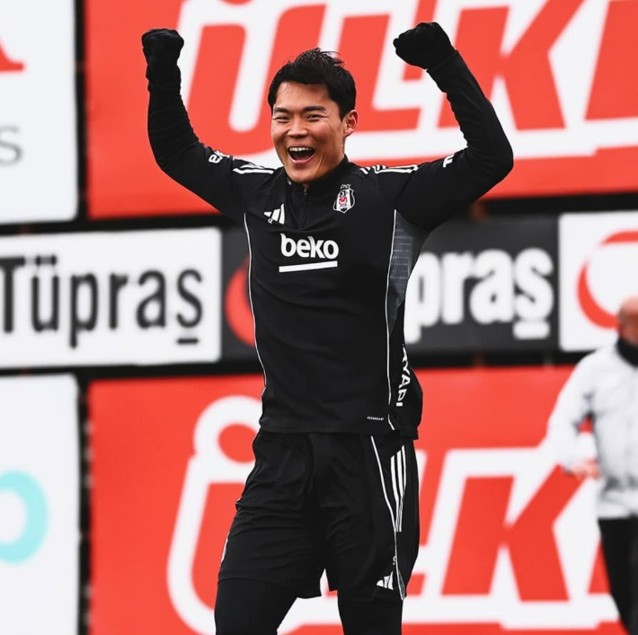 오현규. 베식타시 SNS 캡처