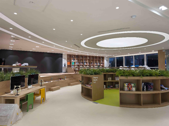 부산시가 어린이복합문화공간으로 조성한 들락날락 모습.  부산시 제공