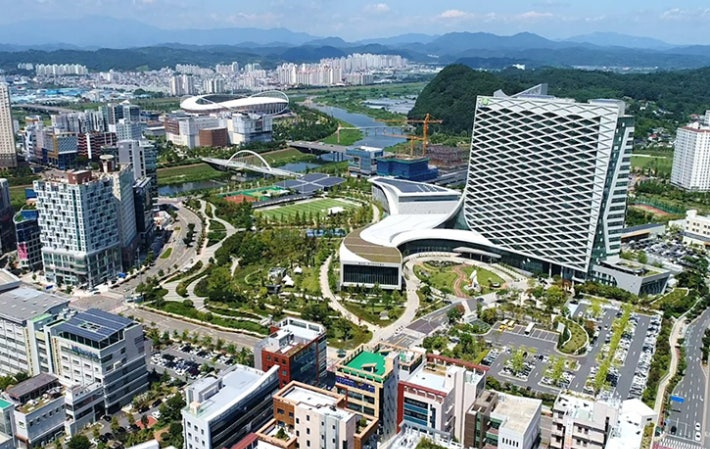 진주혁신도시. 경남도청 제공 