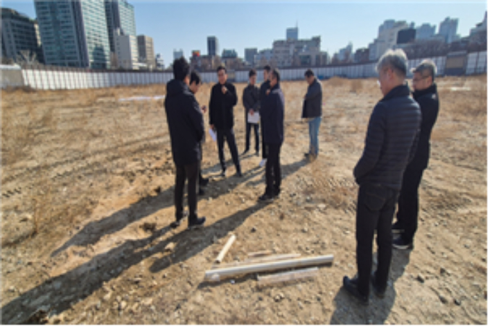 시추 현장조사 조사 현황. 국가유산청 제공