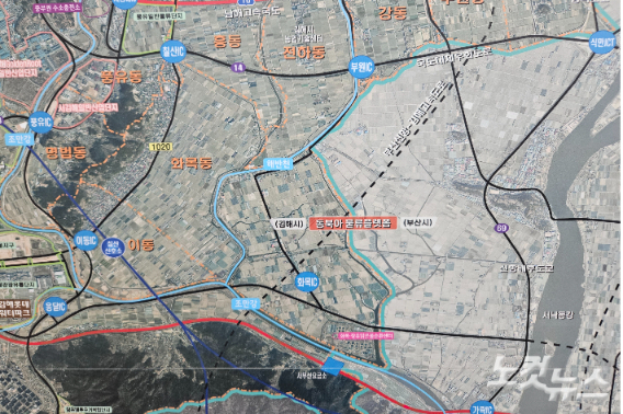 동북아 물류 플랫폼 지도. 이형탁 기자