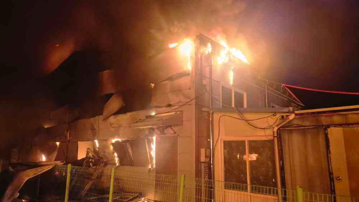 화재 모습. 천안서북소방서 제공