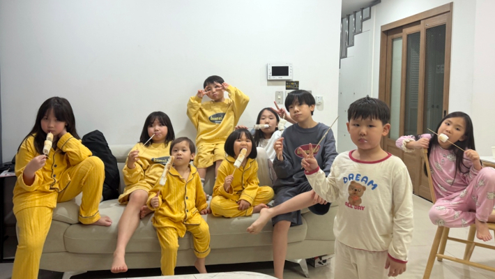 수눌음 돌봄 공동체 '행복한 아이들' 활동 모습. 김경업 씨 제공 