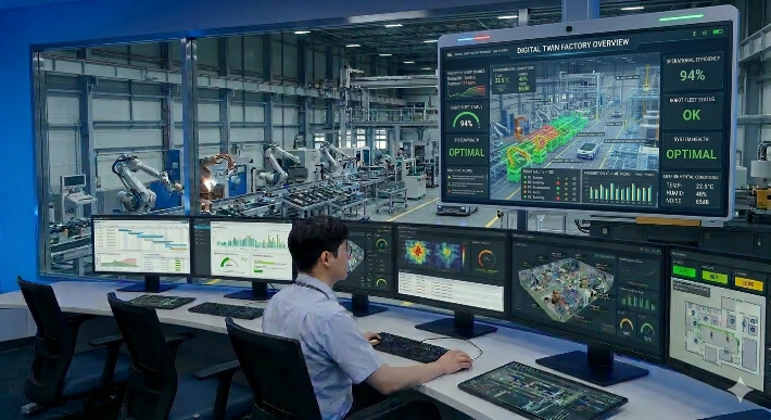 생성형 AI로 디지털트윈 구현. 경남도청 제공 