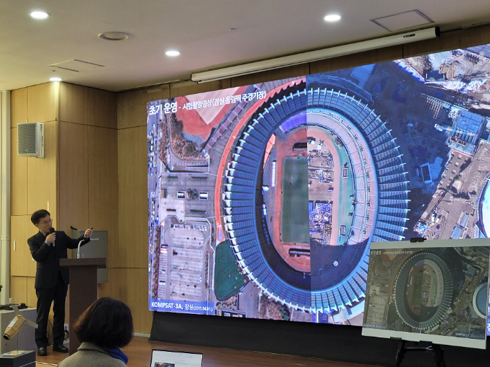 한국항공우주연구원 이상곤 다목적실용위성7호사업단장. 김기용 기자