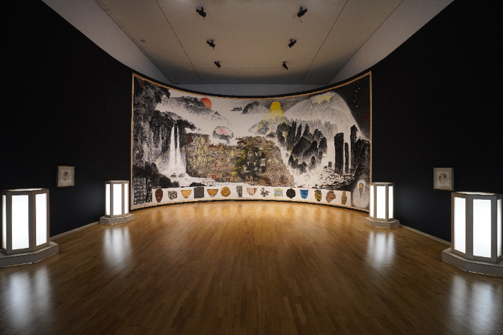 경주솔거미술관 전시회. 경북문화관광공사 제공 