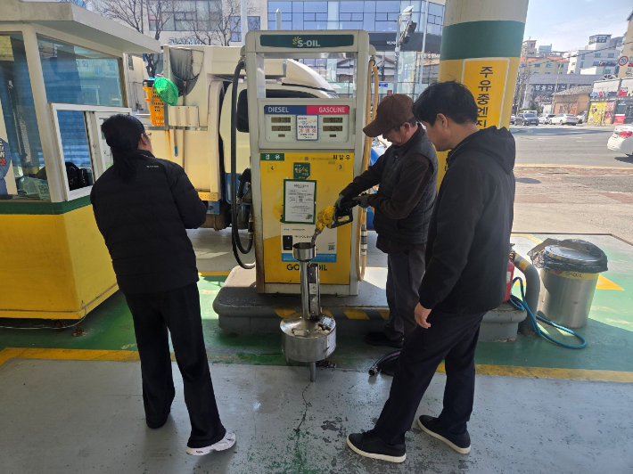 주유소 현장점검. 전라남도 제공