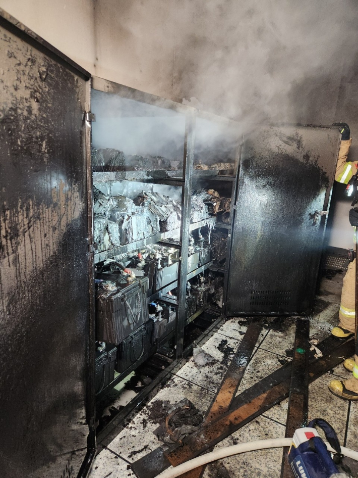 화재 현장. 대전소방본부 제공