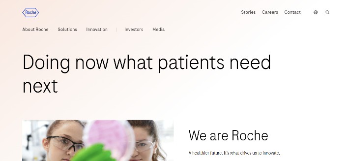 로슈 누리집 캡처