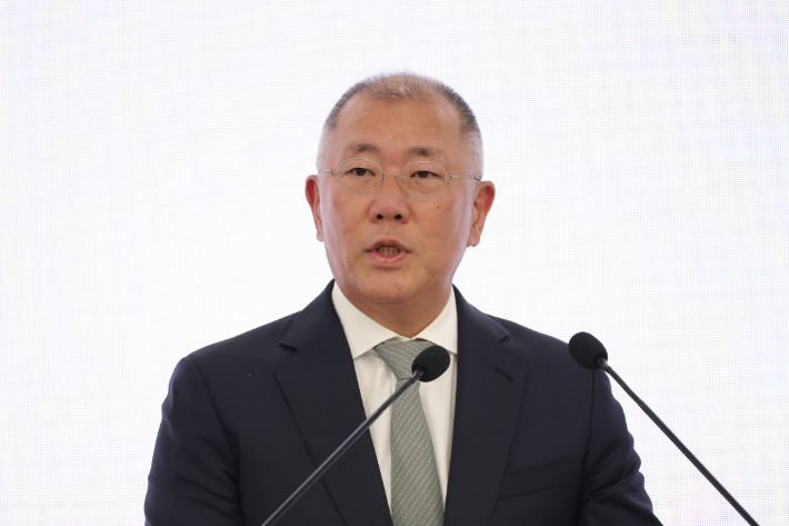 정의선 현대자동차그룹 회장. 연합뉴스