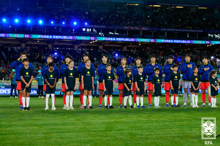 여자 축구대표팀. 대한축구협회 제공
