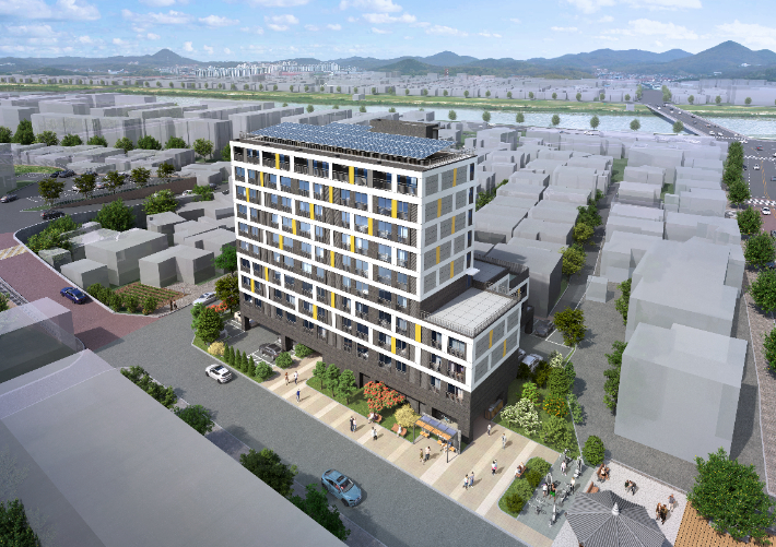 강릉시 통합공공임대주택 조감도. 강릉시 제공