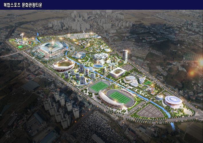 전주 복합스포츠타운 조감도. 전주시 제공