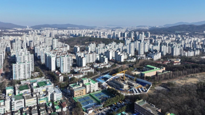 분당신도시 전경. 성남시 제공