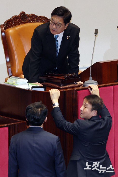 우원식 국회의장 찾은 한병도 원내대표