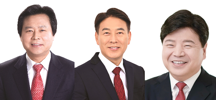 강기윤, 김석기, 조청래 후보(사진 왼쪽부터). 중앙선거관리위원회 제공