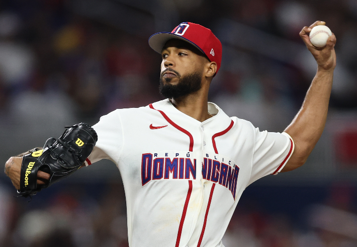 역투하는 산체스. 연합뉴스