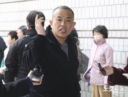 명태균 법원 출석