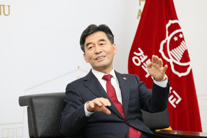 허영우 제20대 경북대학교 총장. 경북대학교 제공 