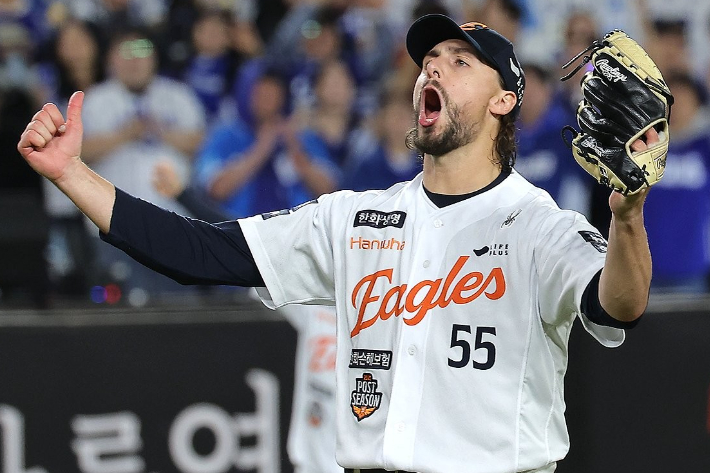 한화 시절 와이스. 연합뉴스